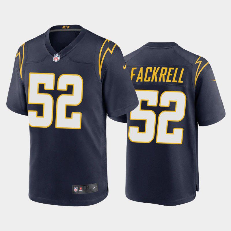Men Los Angeles Chargers #52 Kyler Fackrell Nike Navy Game NFL Jersey